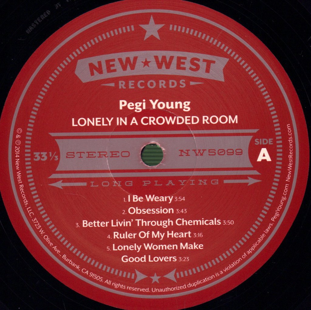 Pegi Young And The Survivors - Lonely In A Crowded Room - Lp