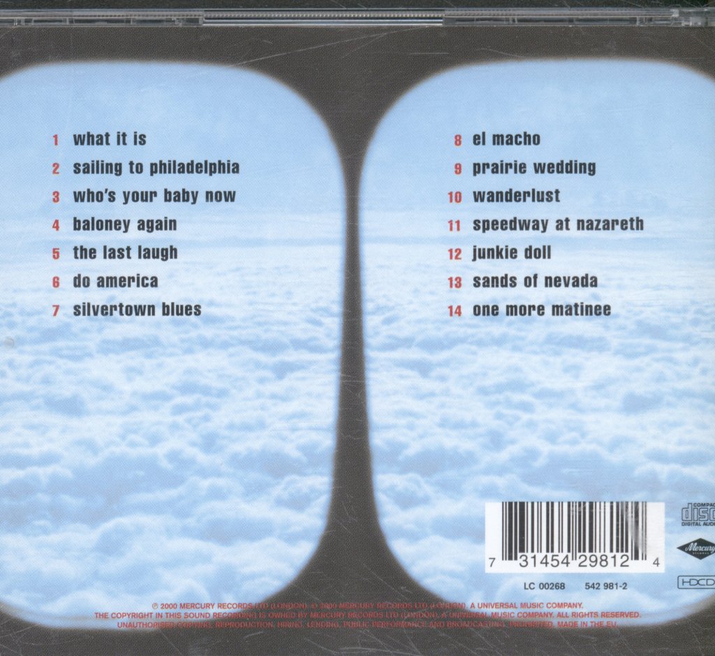 Mark Knopfler - Sailing To Philadelphia - Cd