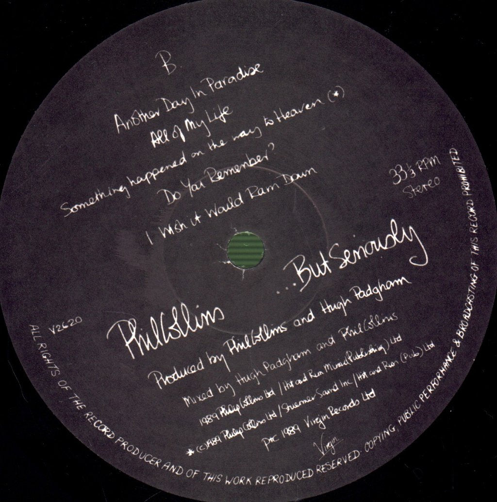 Phil Collins - But Seriously - Lp