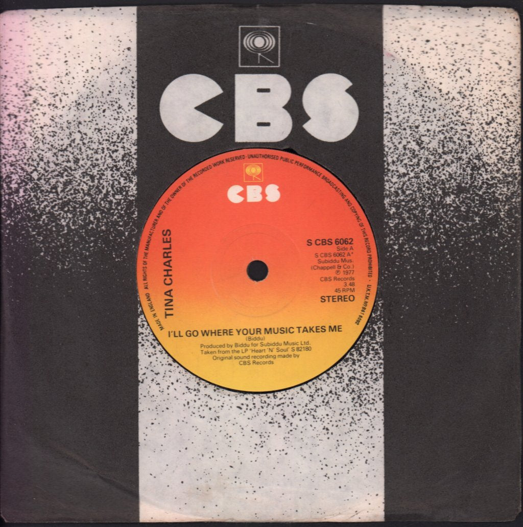 Tina Charles - I'll Go Where Your Music Takes Me - 7 Inch