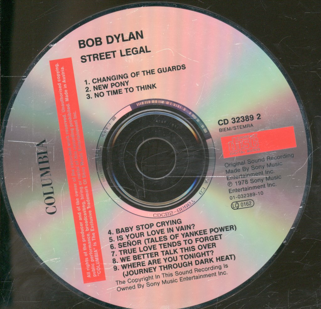 Bob Dylan - Street Legal - Cd