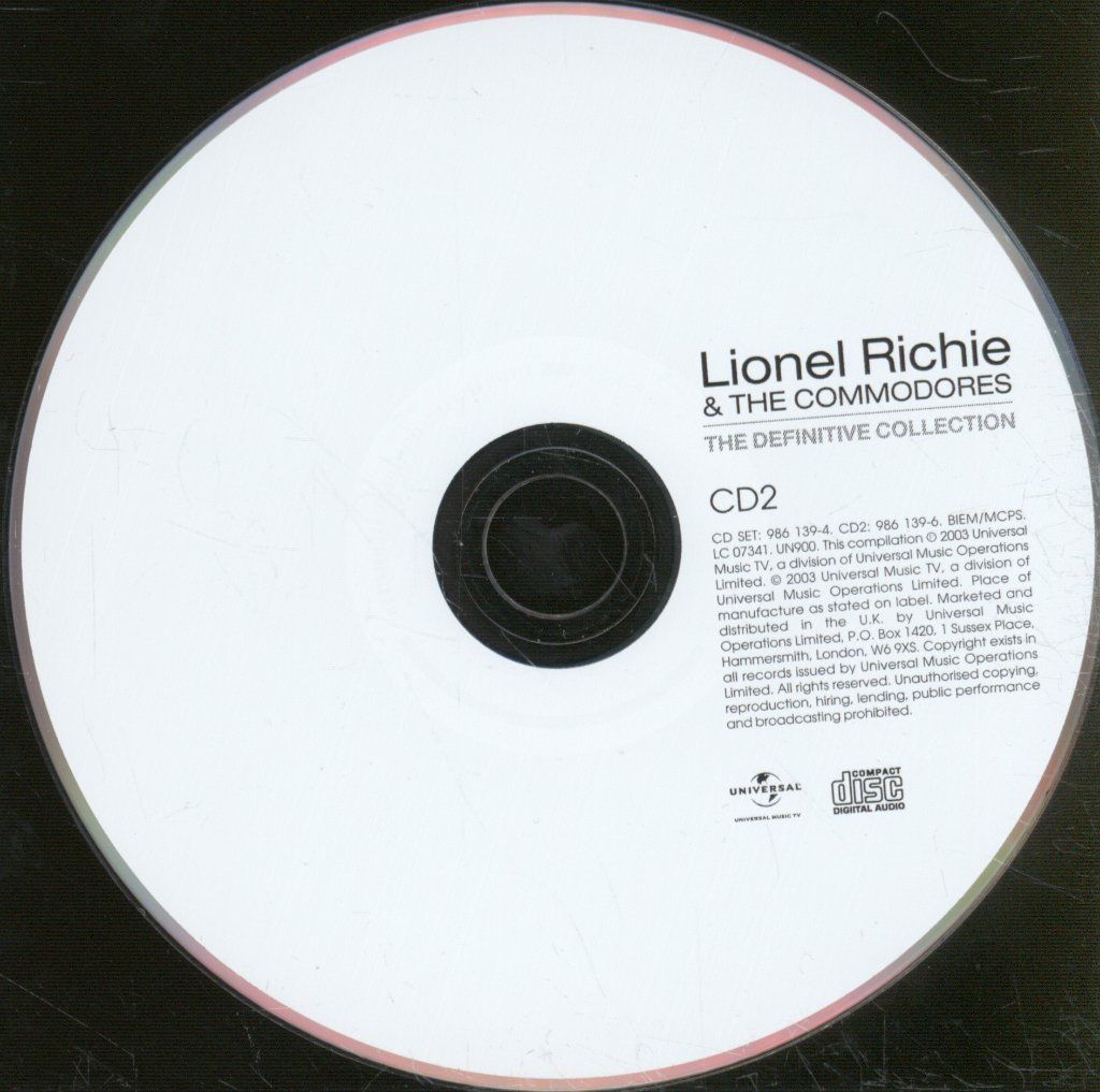 Lionel Richie And The Commodores - Definitive Collection - Double Cd