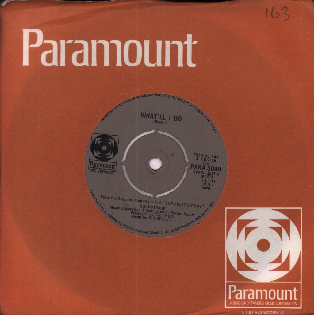 Nelson Riddle - What'll I Do - 7 Inch