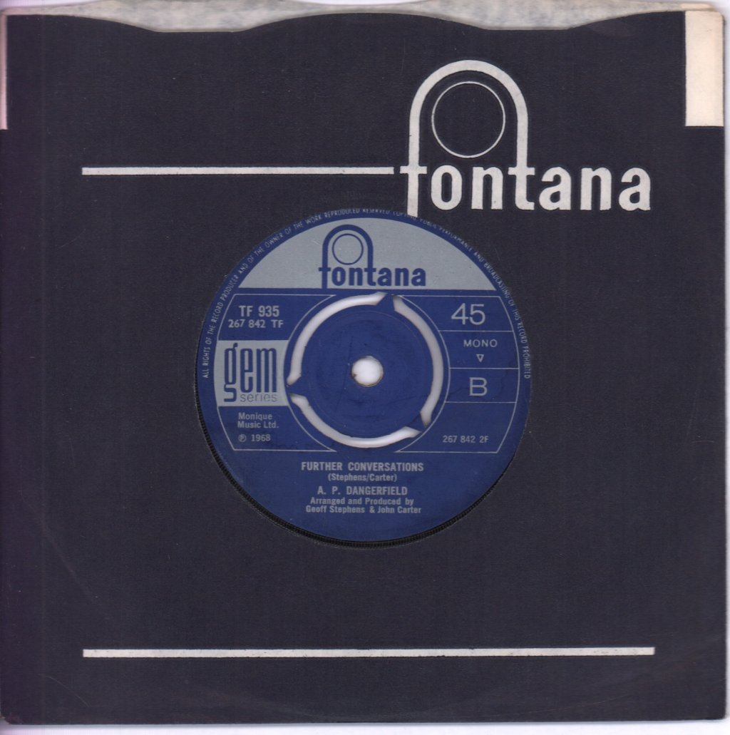 A.P. Dangerfield - Conversations (In A Station Light Refreshment Bar) - 7 Inch