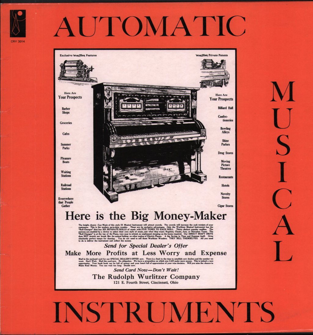 Unknown Artist - Automatic Musical Instruments - Lp