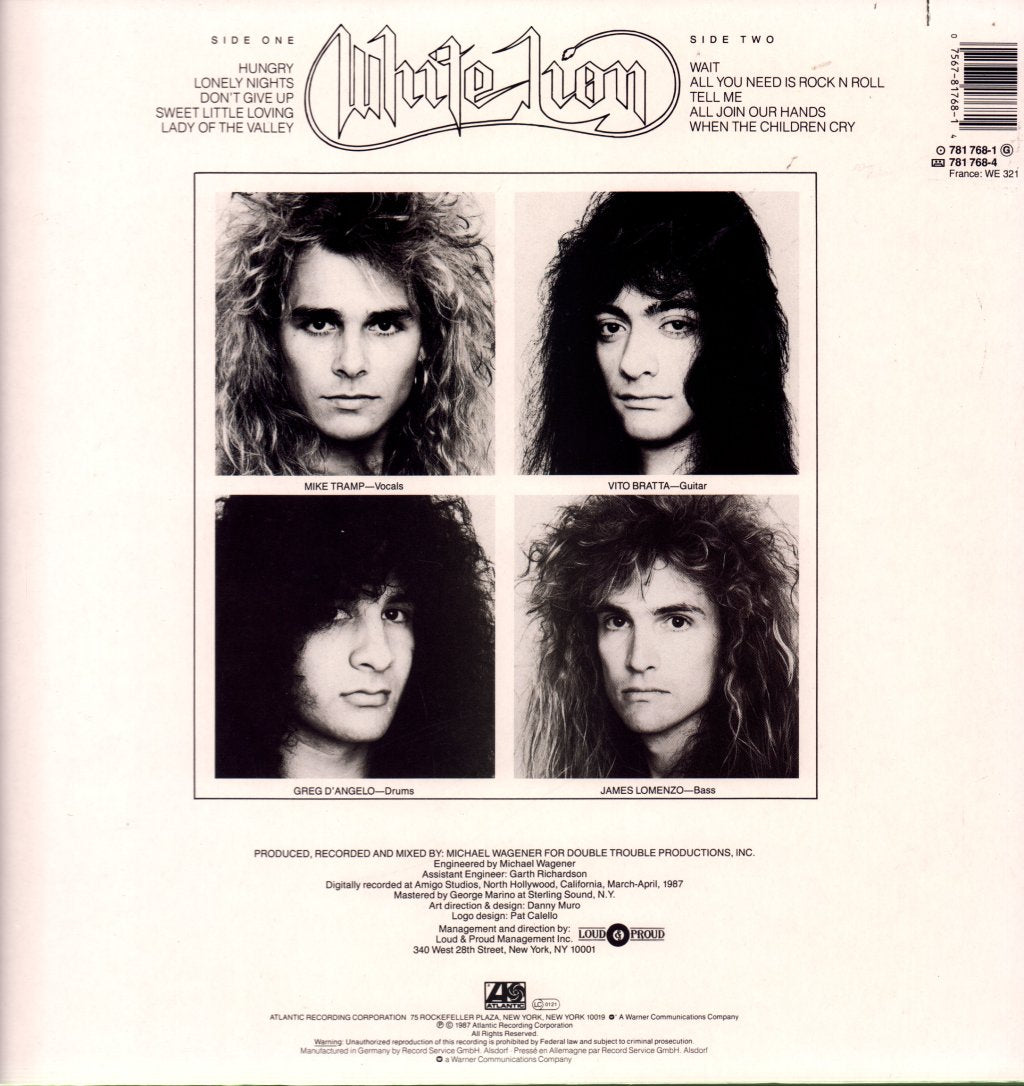 White Lion - Pride - Lp