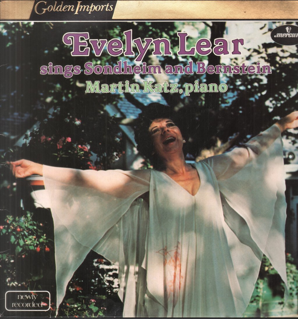 Evelyn Lear - Sings Sondheim And Bernstein - Lp