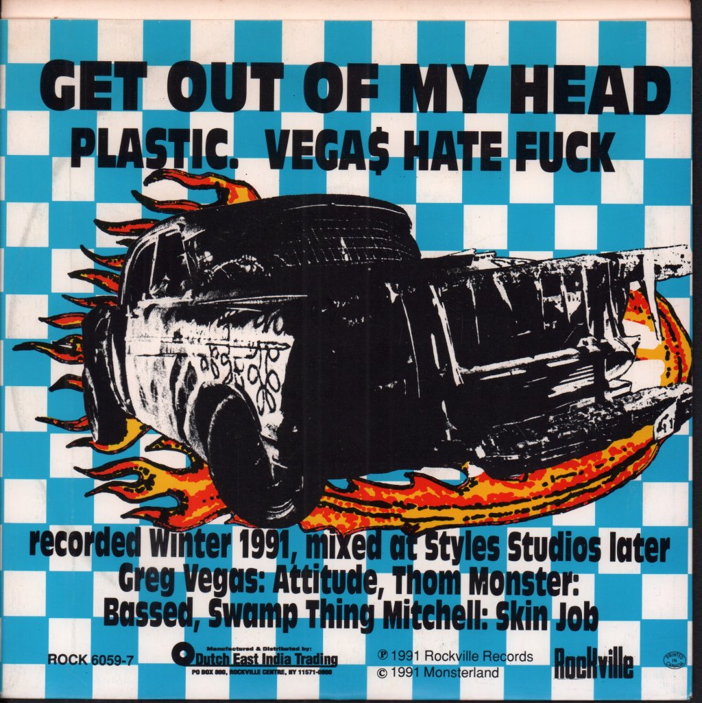 Monsterland - Get Out Of My Head - 7 Inch