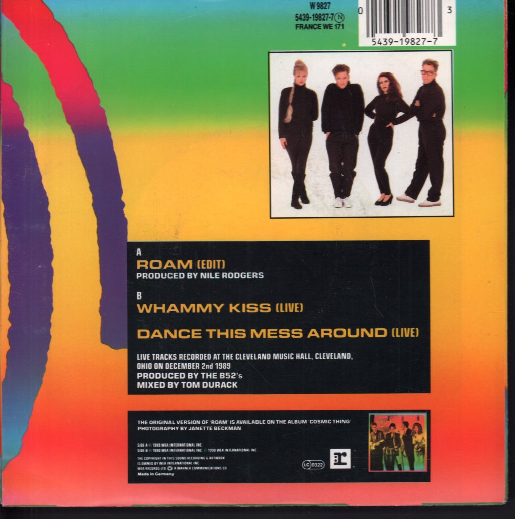 B-52's - Roam - 7 Inch