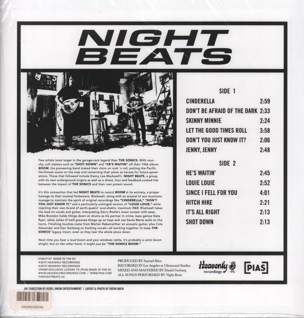 Night Beats - Perform The Sonics Boom - Lp