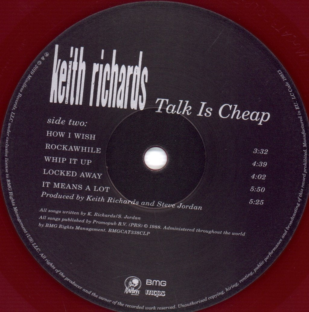 Keith Richards - Talk is Cheap - Lp