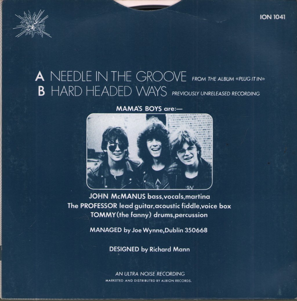 Mama's Boys - Needle In The Groove - 7 Inch