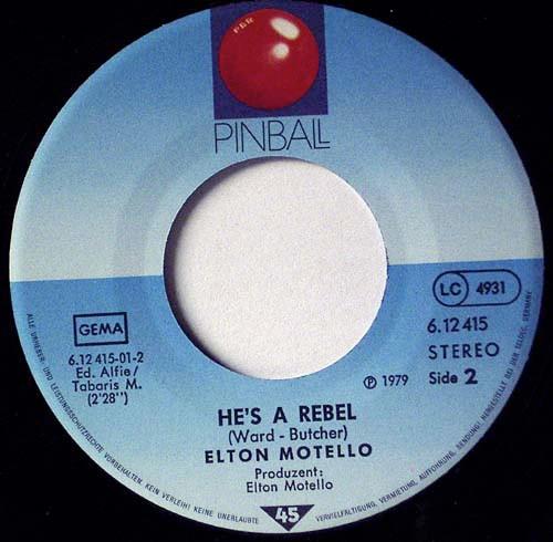 Elton Motello - I Am The Marshal - 7 Inch