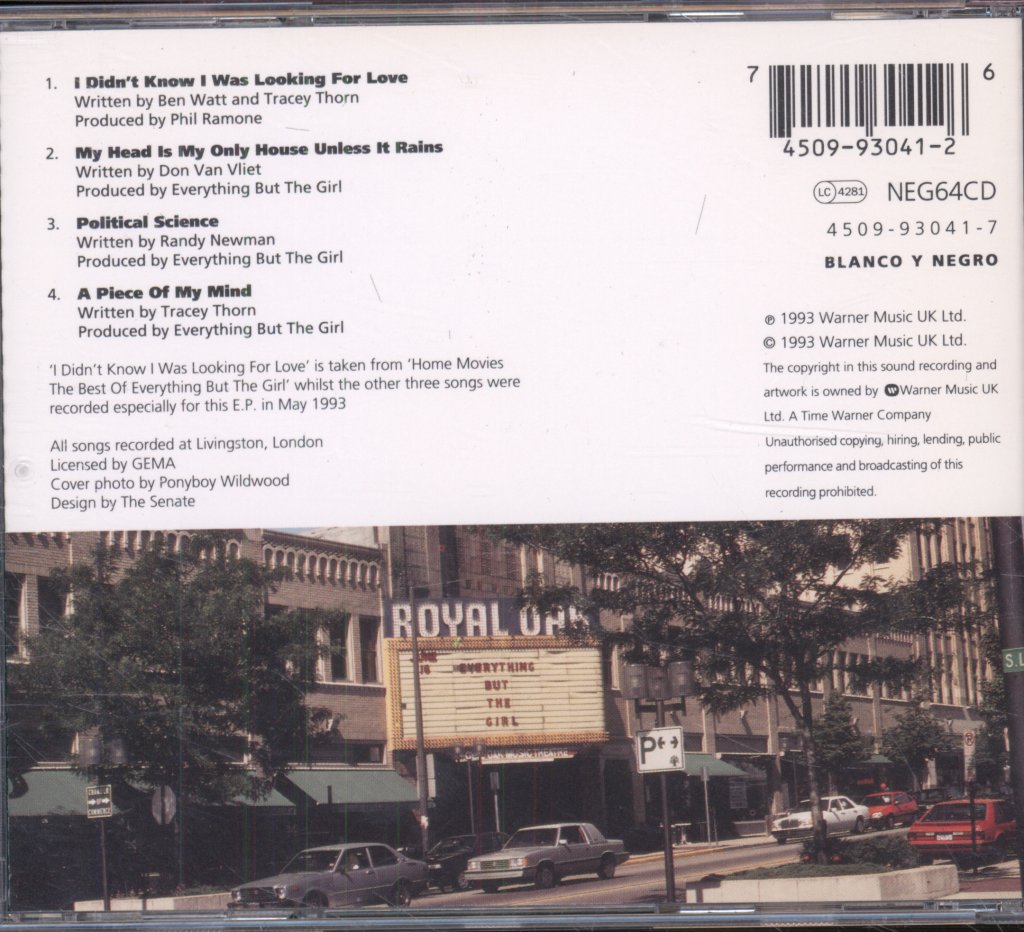 Everything But The Girl - I Didn't Know I Was Looking For Love E.P. - Cd