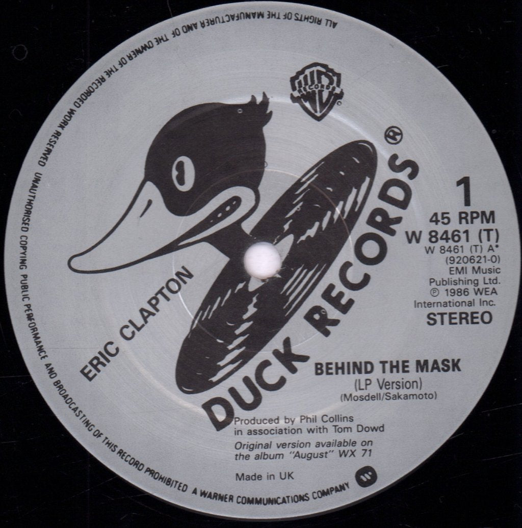 Eric Clapton - Behind The Mask - 12 Inch