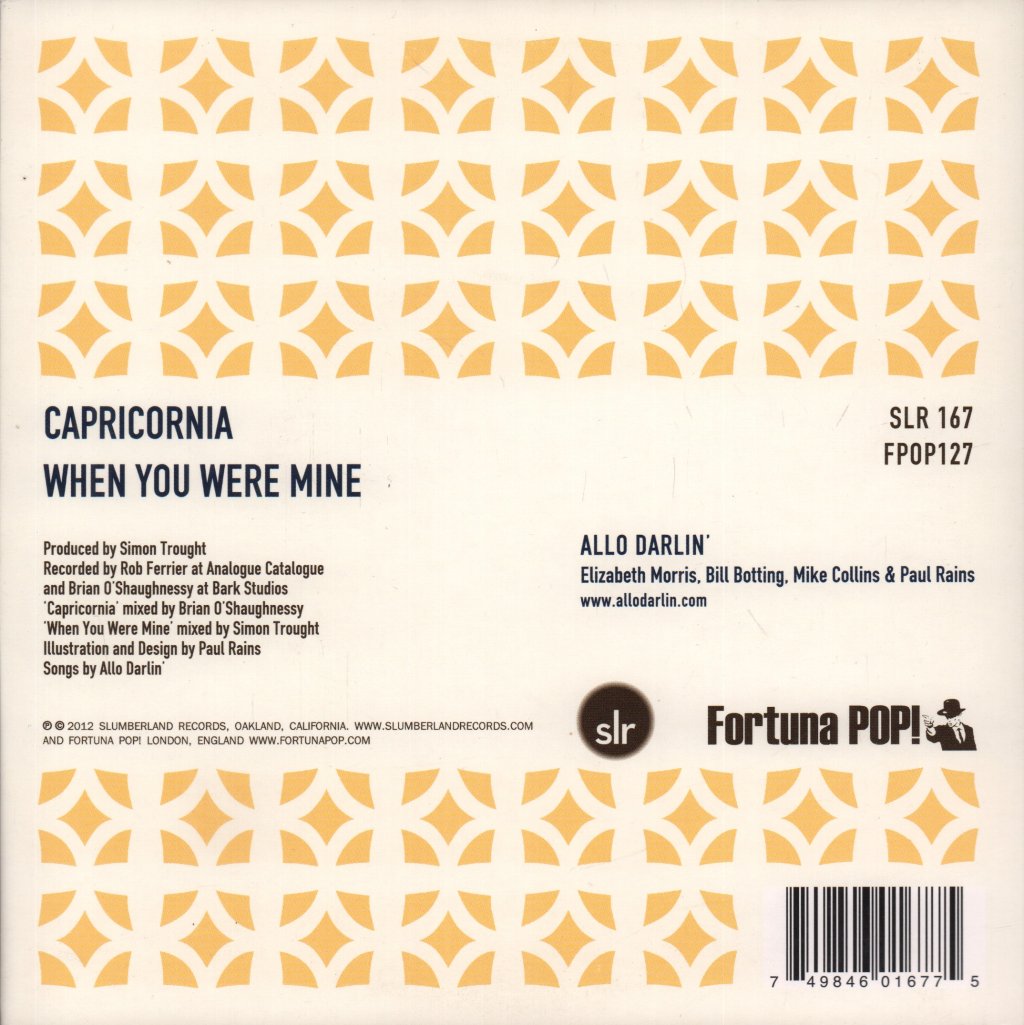 Allo Darlin' - Capricornia - 7 Inch