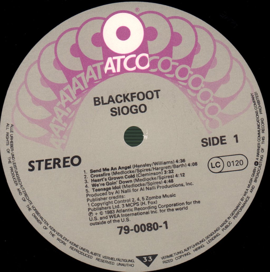 Blackfoot - Siogo - Lp