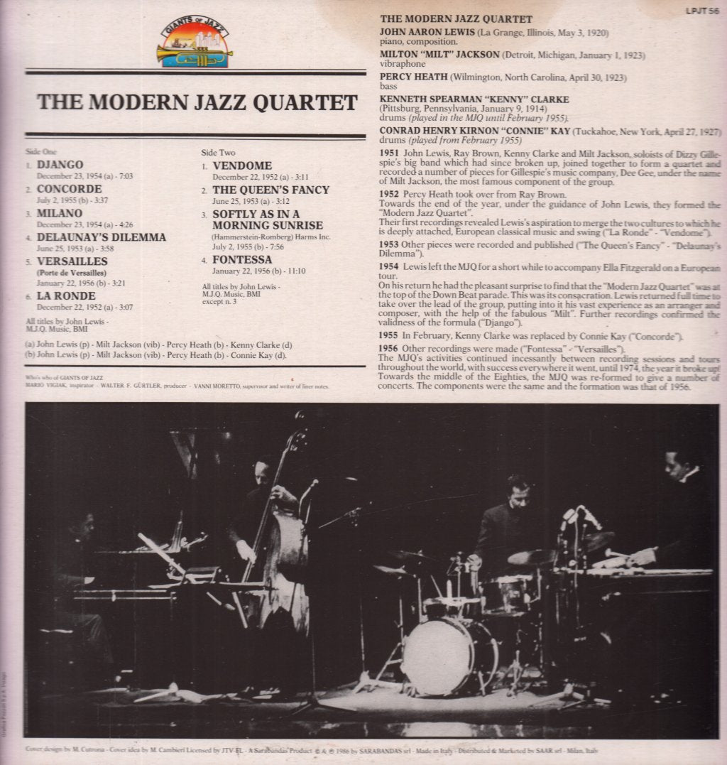 Modern Jazz Quartet - Modern Jazz Quartet - Lp