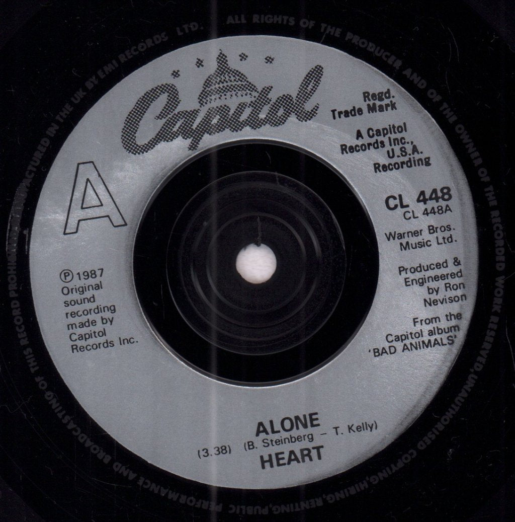 Heart - Alone - 7 Inch