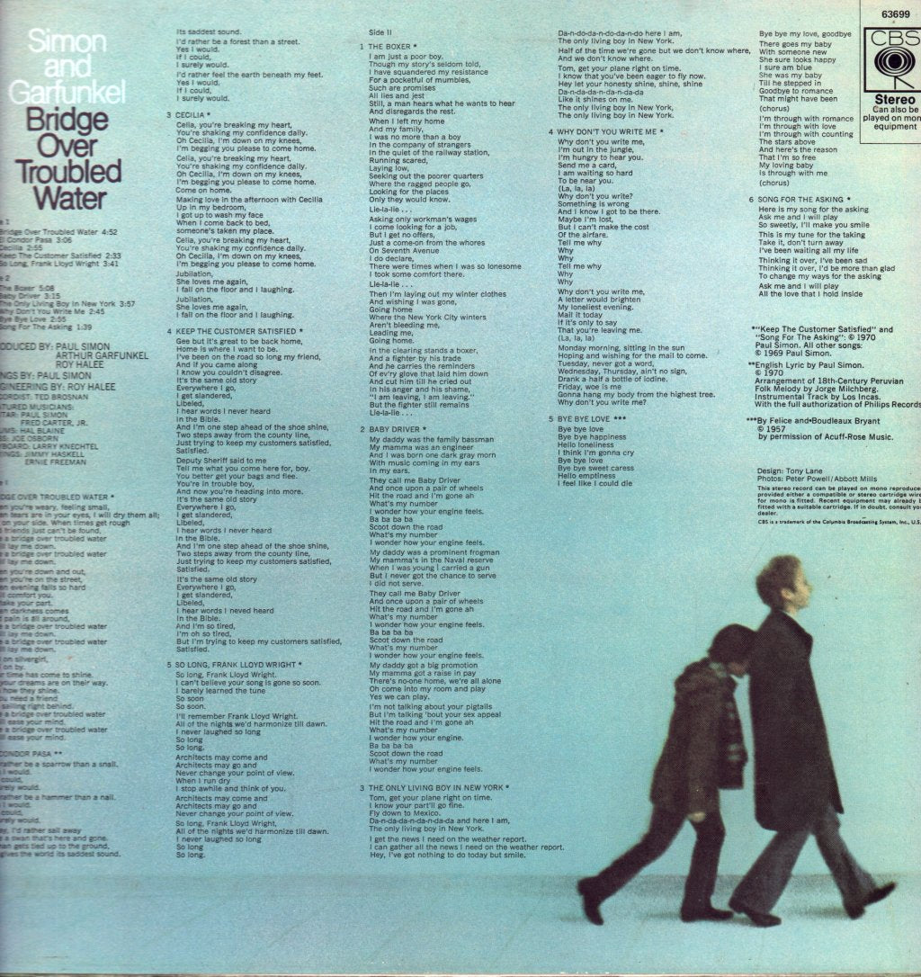 Simon And Garfunkel - Bridge Over Troubled Water - Lp