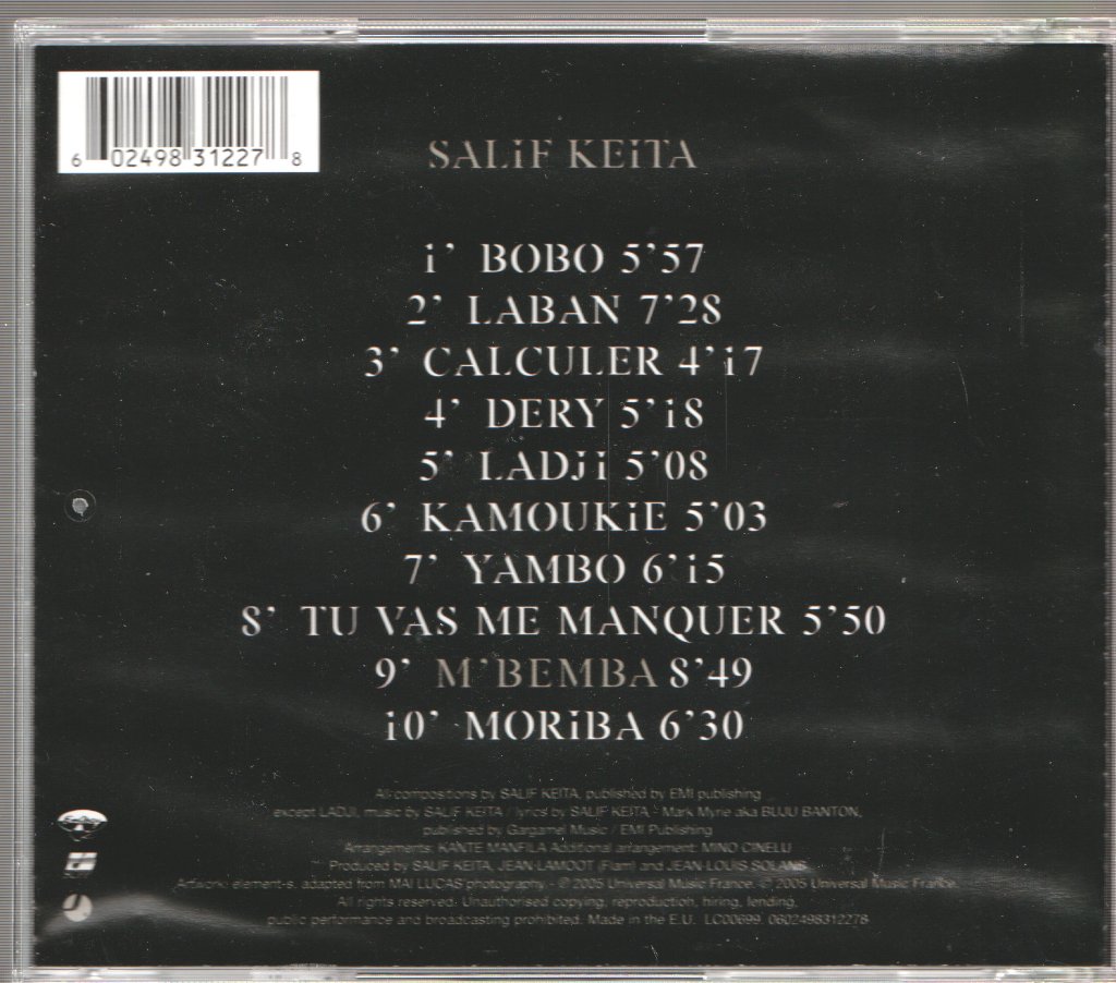 Salif Keita - M'Bemba - Cd