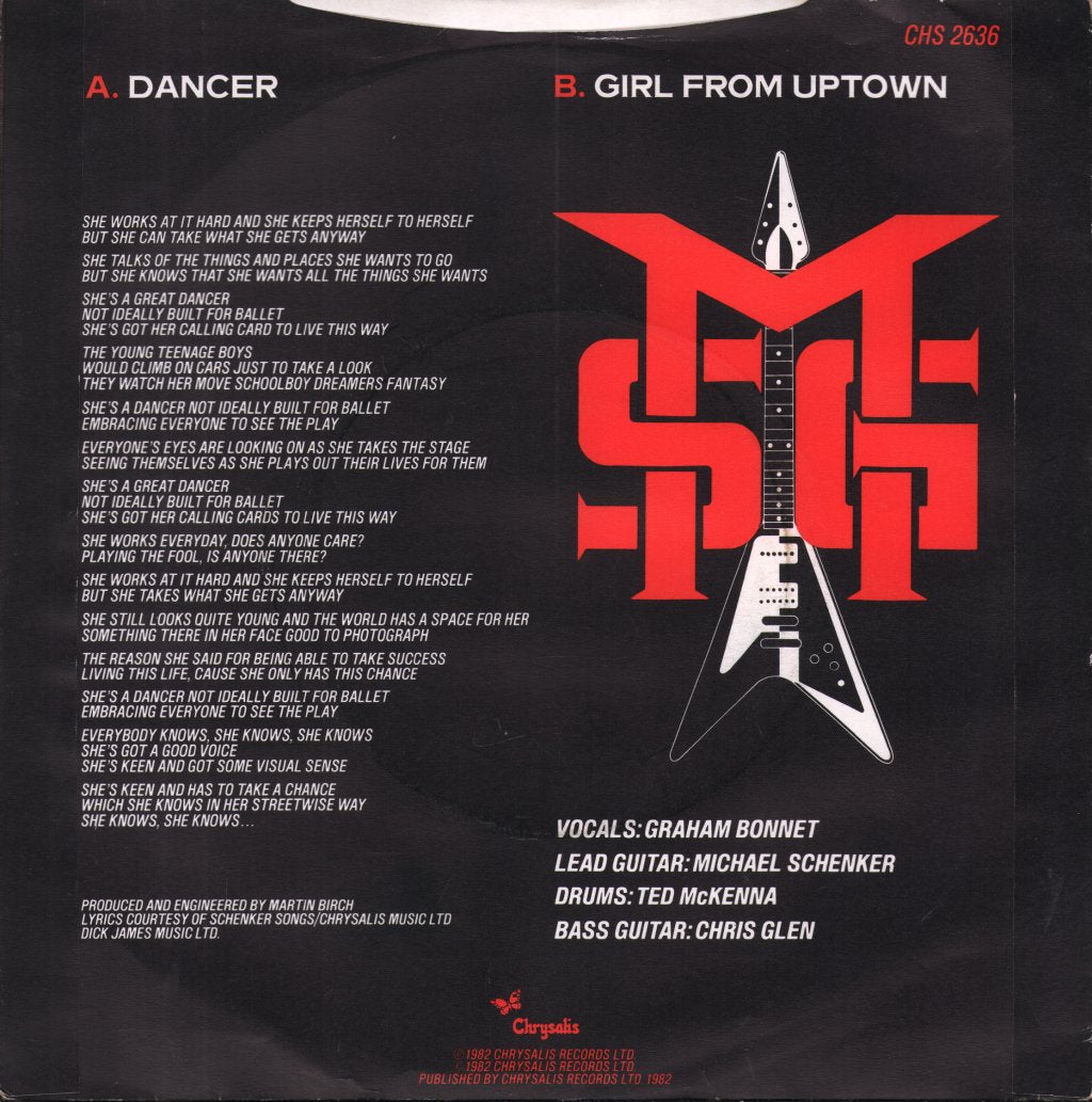 Michael Schenker Group - Dancer - 7 Inch