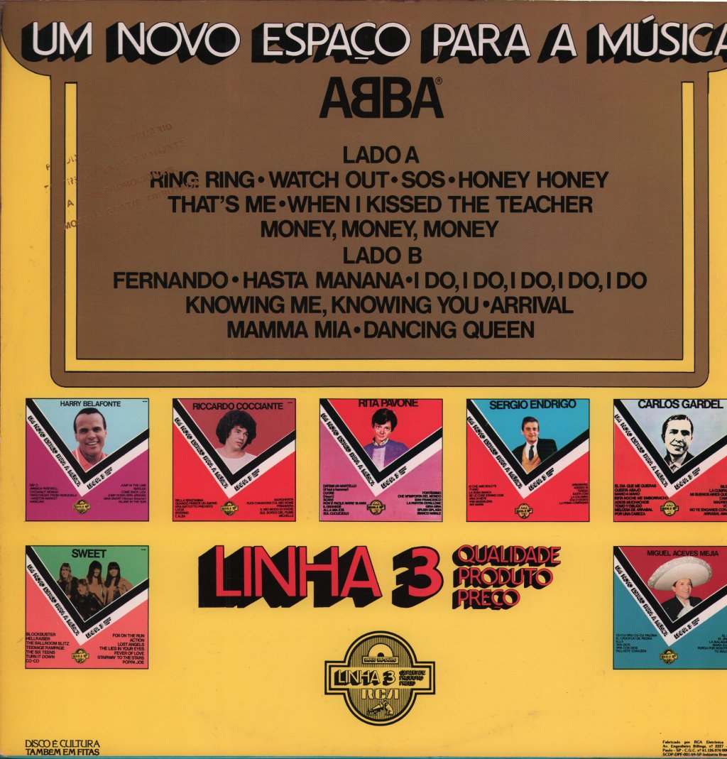 ABBA - Disco De Ouro - Lp