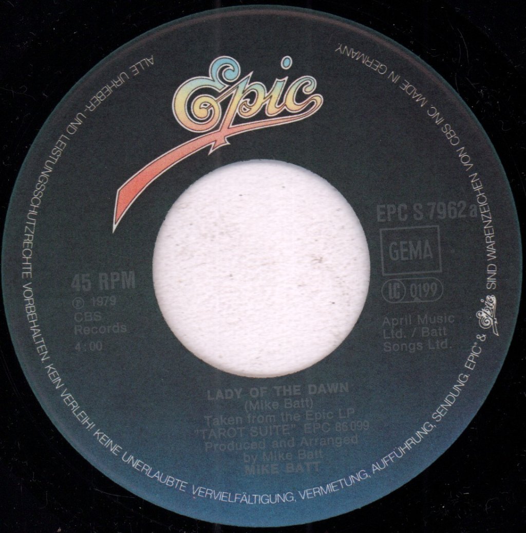 Mike Batt - Lady Of The Dawn - 7 Inch