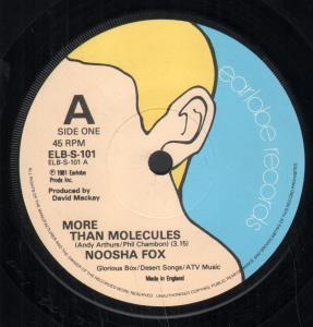 Noosha Fox - More Than Molecules - 7 Inch