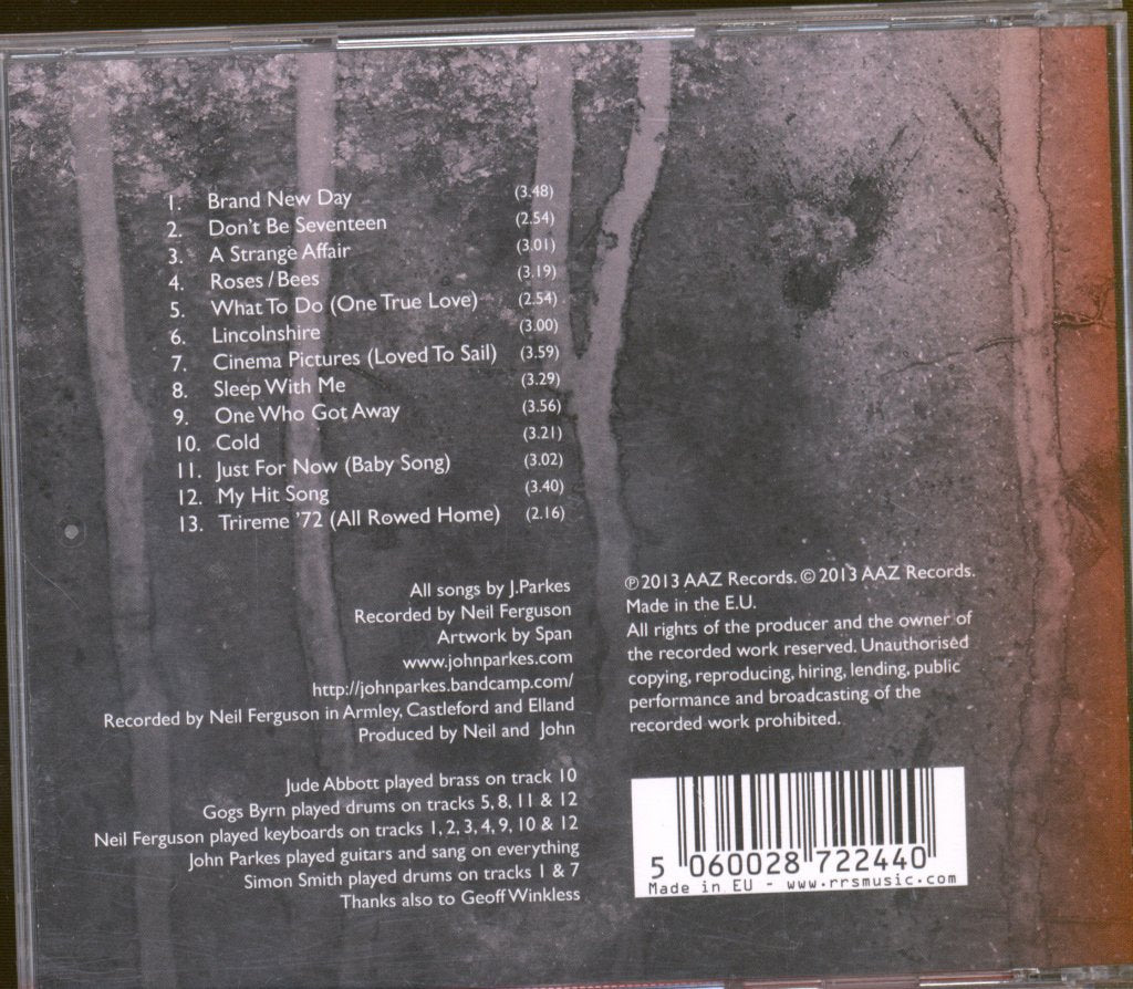 John Parkes - Bleeding Edge/Distant Past - Cd