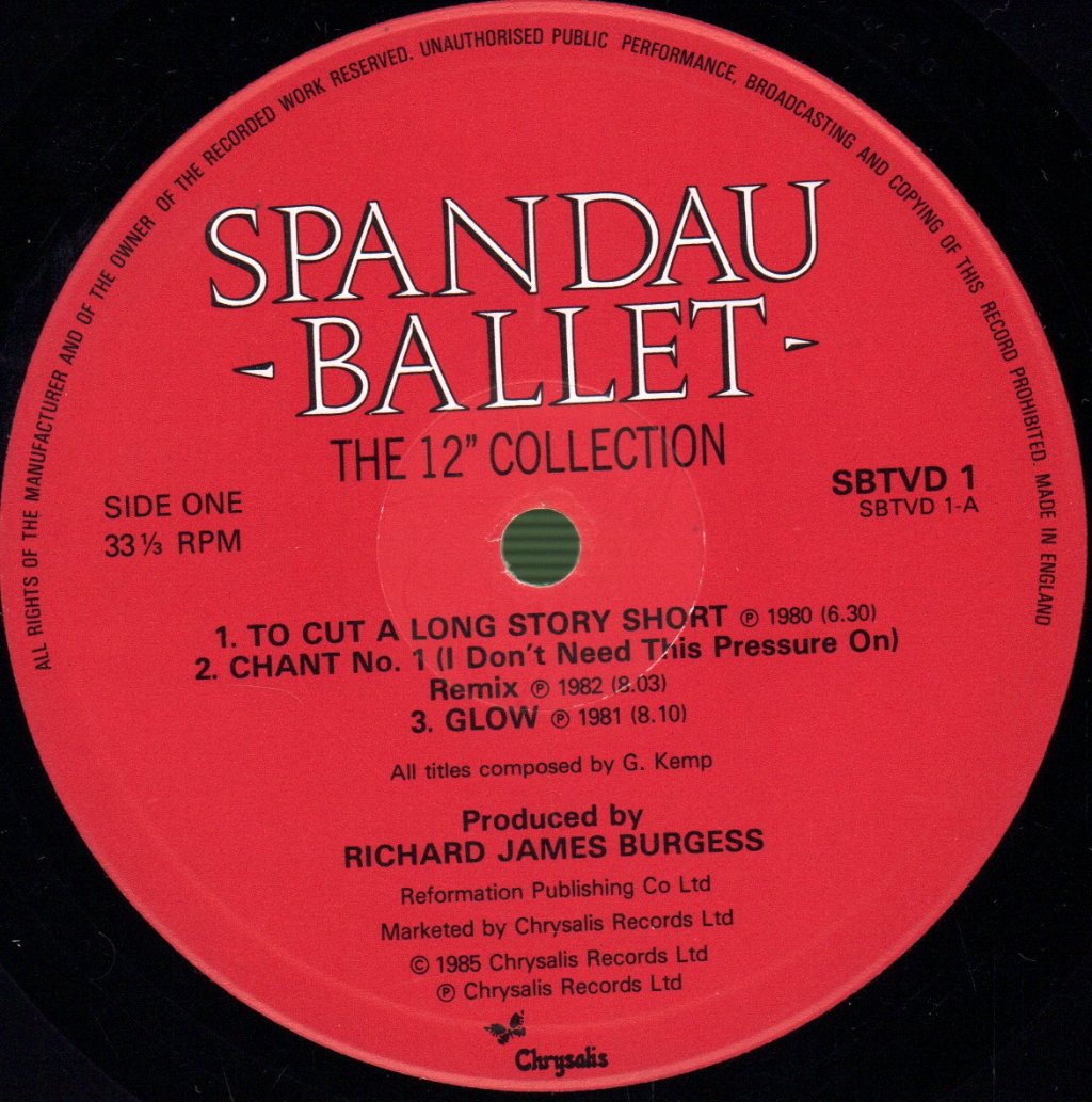 Spandau Ballet - Singles Collection - Double Lp