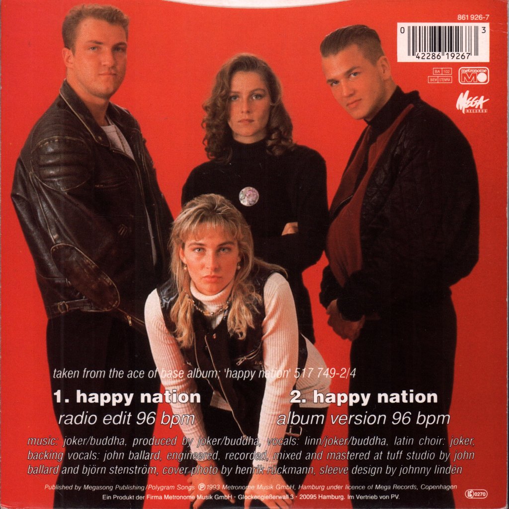 Ace Of Base - Happy Nation - 7 Inch