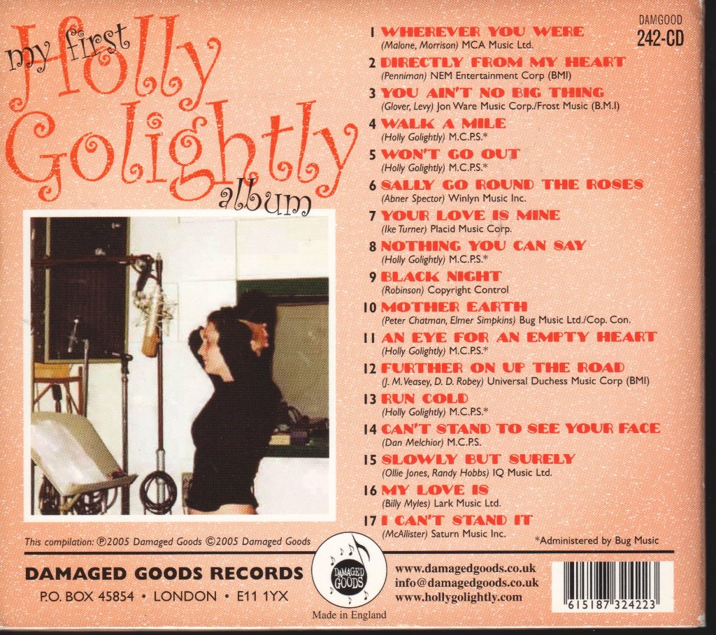 Holly Golightly - My First Holly Golightly Album - Cd