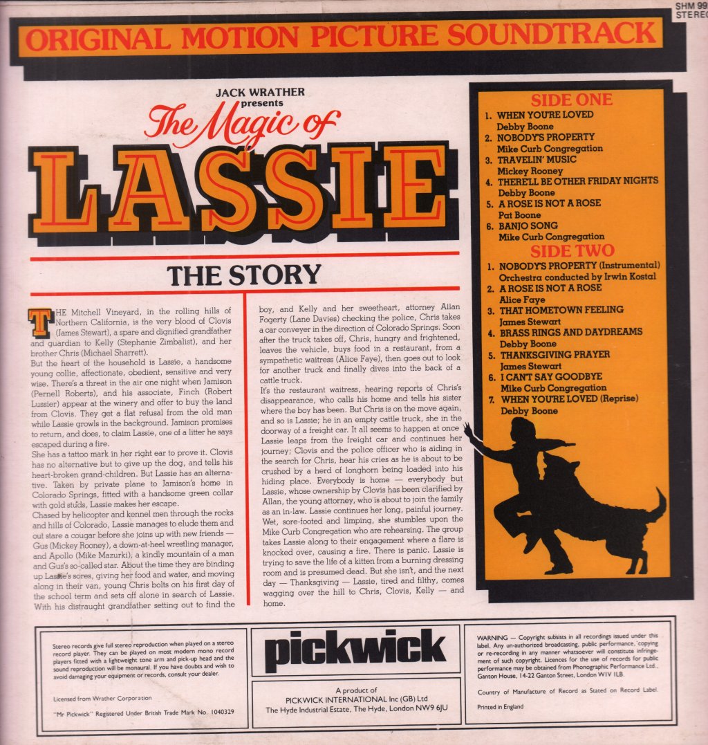 Magic Of Lassie - Original Motion Picture Soundtrack - Lp