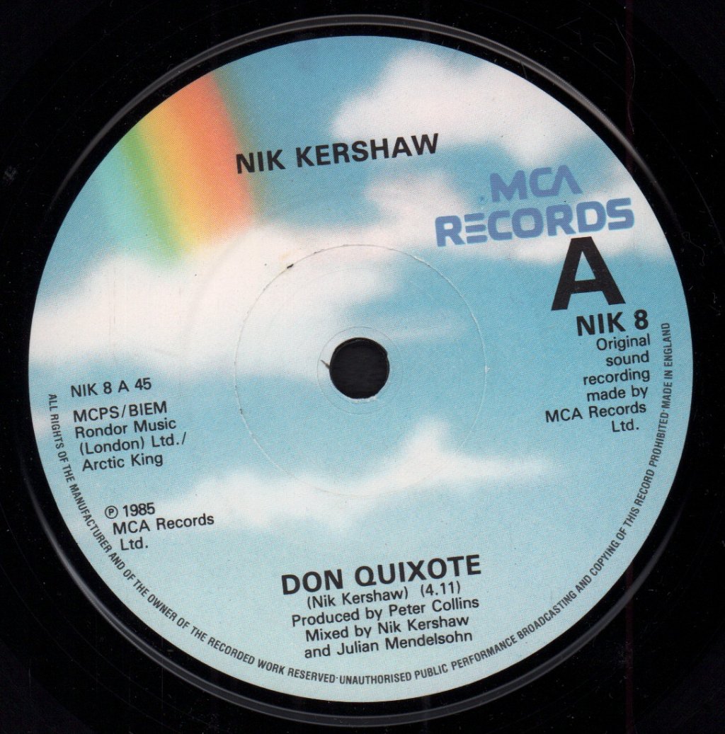 Nik Kershaw - Don Quixote - 7 Inch