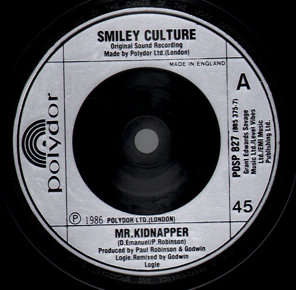 Smiley Culture - Mr Kidnapper - 7 Inch