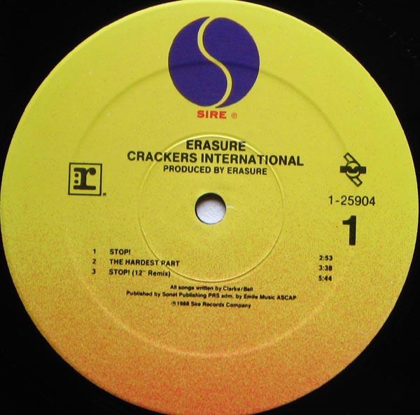 Erasure - Crackers International - 12 Inch