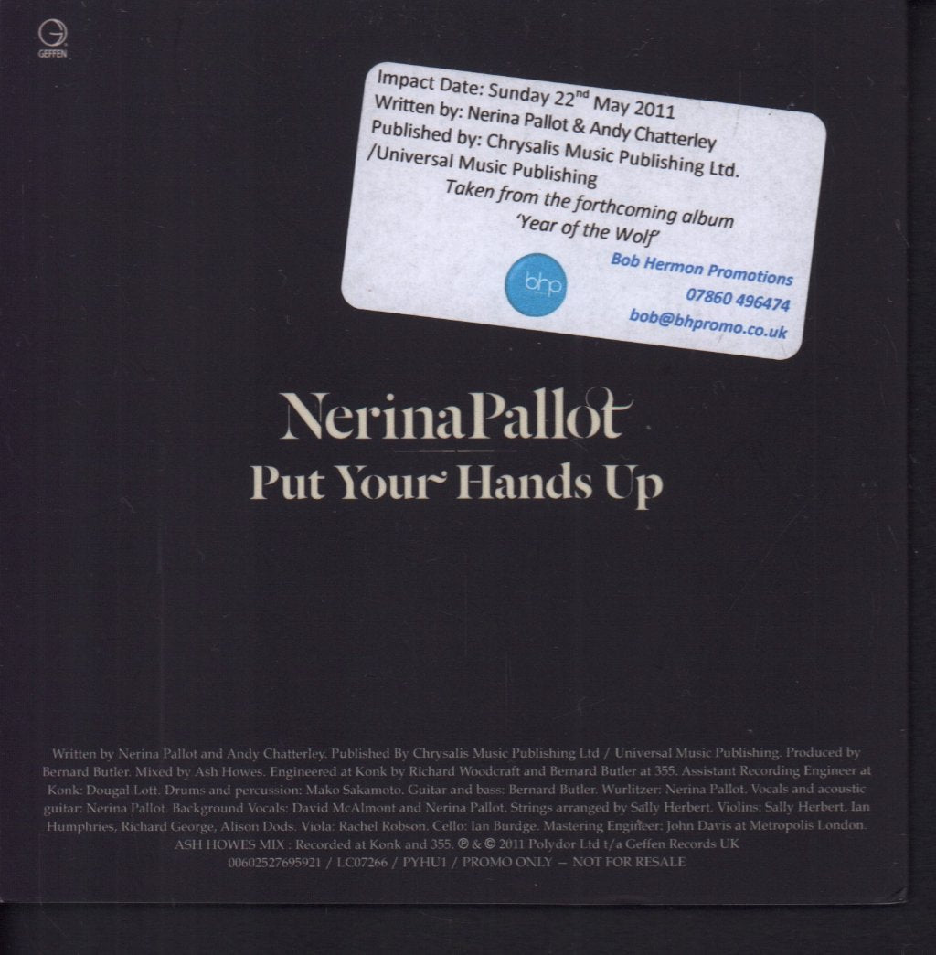 Nerina Pallot - Put Your Hands Up - Cdr
