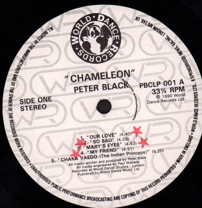 Peter Black - Chameleon - Lp