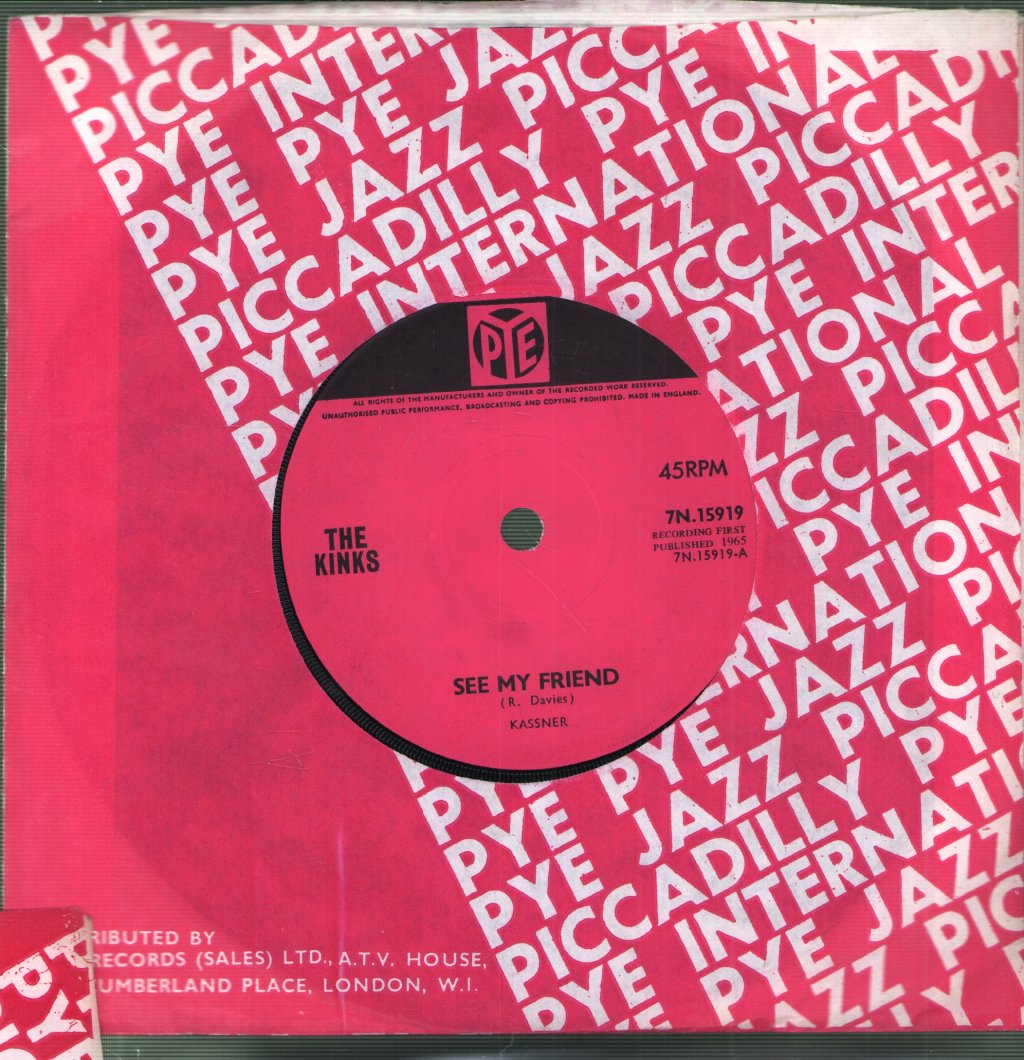 Kinks - See My Friend - 7 Inch