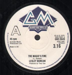 Lesley Duncan - Magic's Fine - 7 Inch