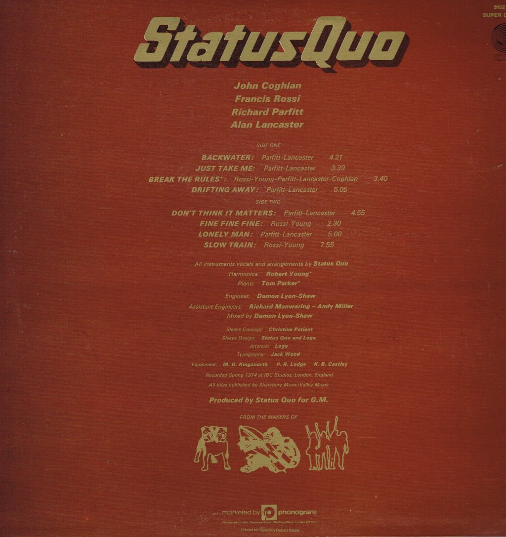 Status Quo - Quo - Lp