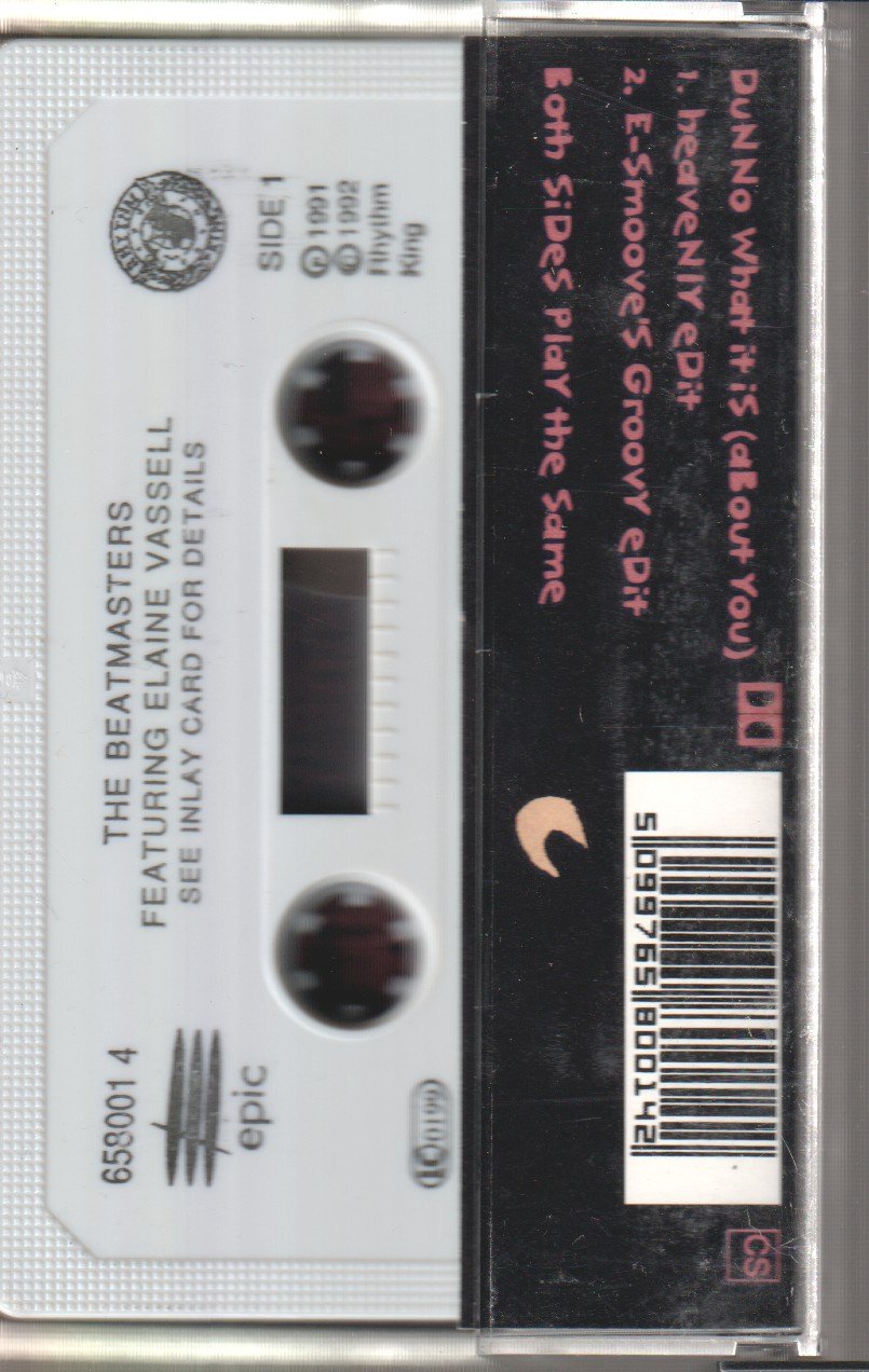 Beatmasters - Dunno What It Is About You - Cassette