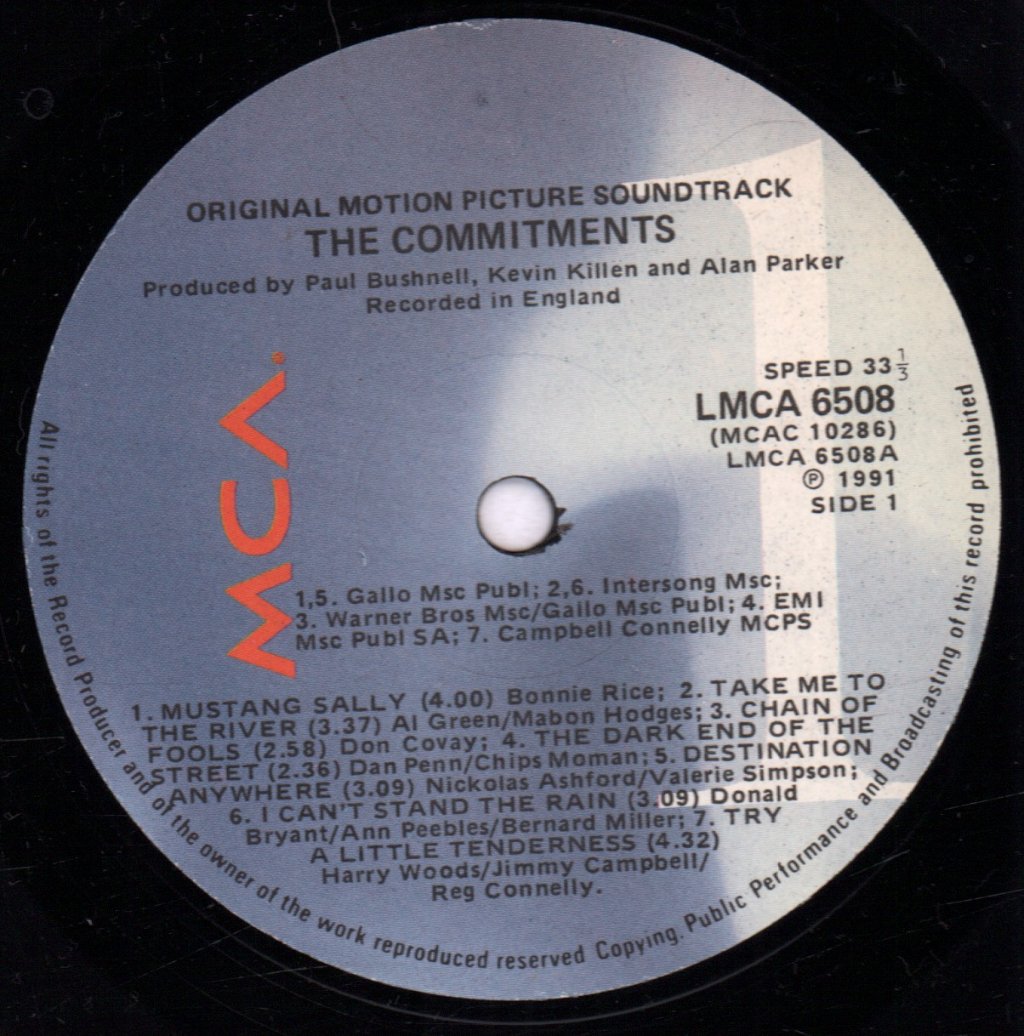 Commitments - Commitments (Original Motion Picture Soundtrack) - Lp