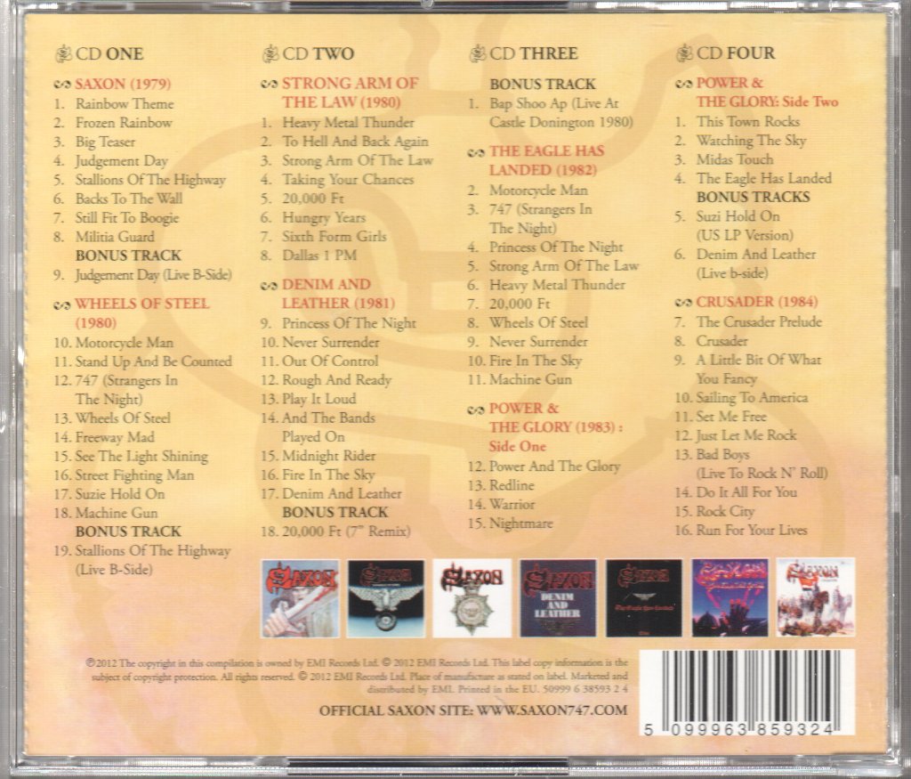 Saxon - Carrere Years: 1979-1984 - Cd Set