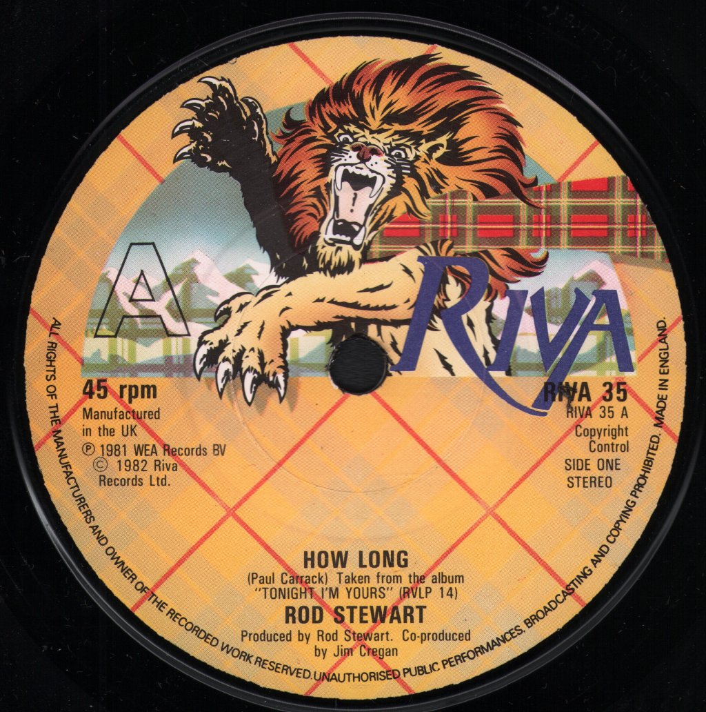 Rod Stewart - How Long - 7 Inch