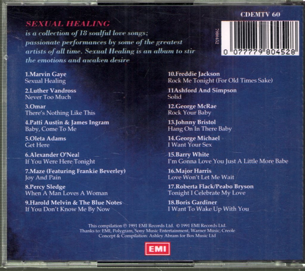 Various Artists - Sexual Healing - Cd