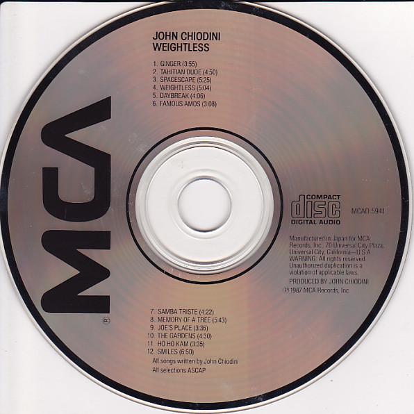 John Chiodini - Weightless - Cd