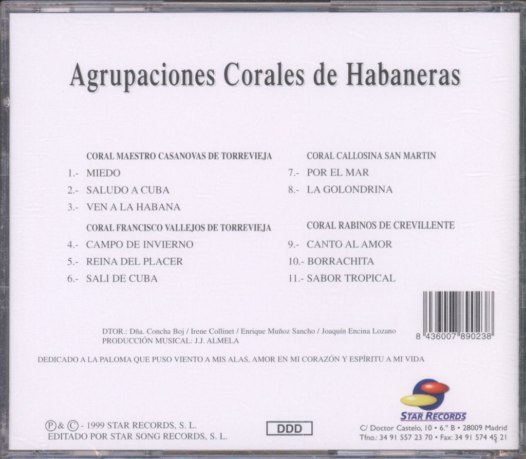 Habaneras - Agrupaciones Corales De Habaneras - Cd