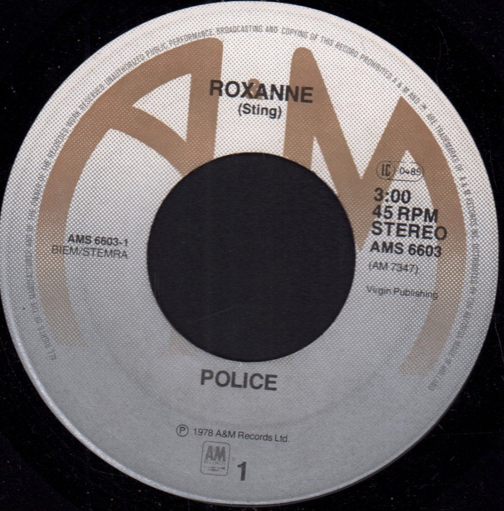 Police - Roxanne - 7 Inch